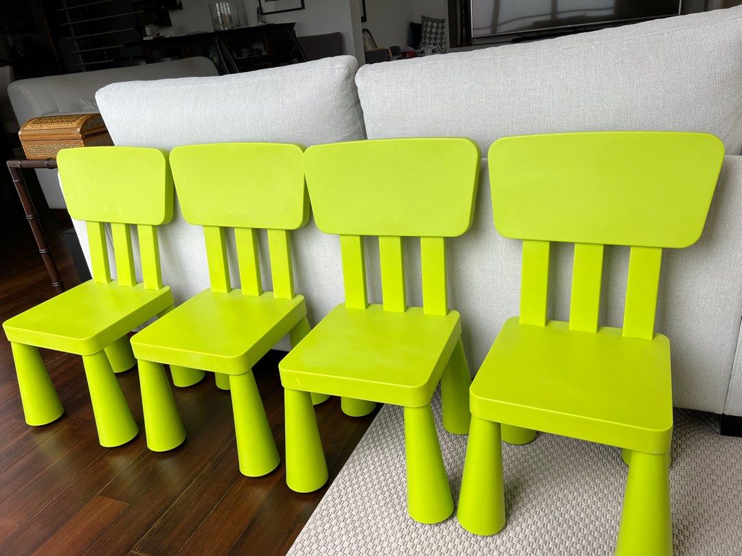 IKEA Mammut Chairs and Table, Babies & Kids, Baby Nursery & Kids