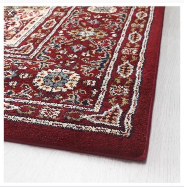 Ikea Valby Ruta low pile rug 195x133 cm, Furniture & Home Living, Home ...