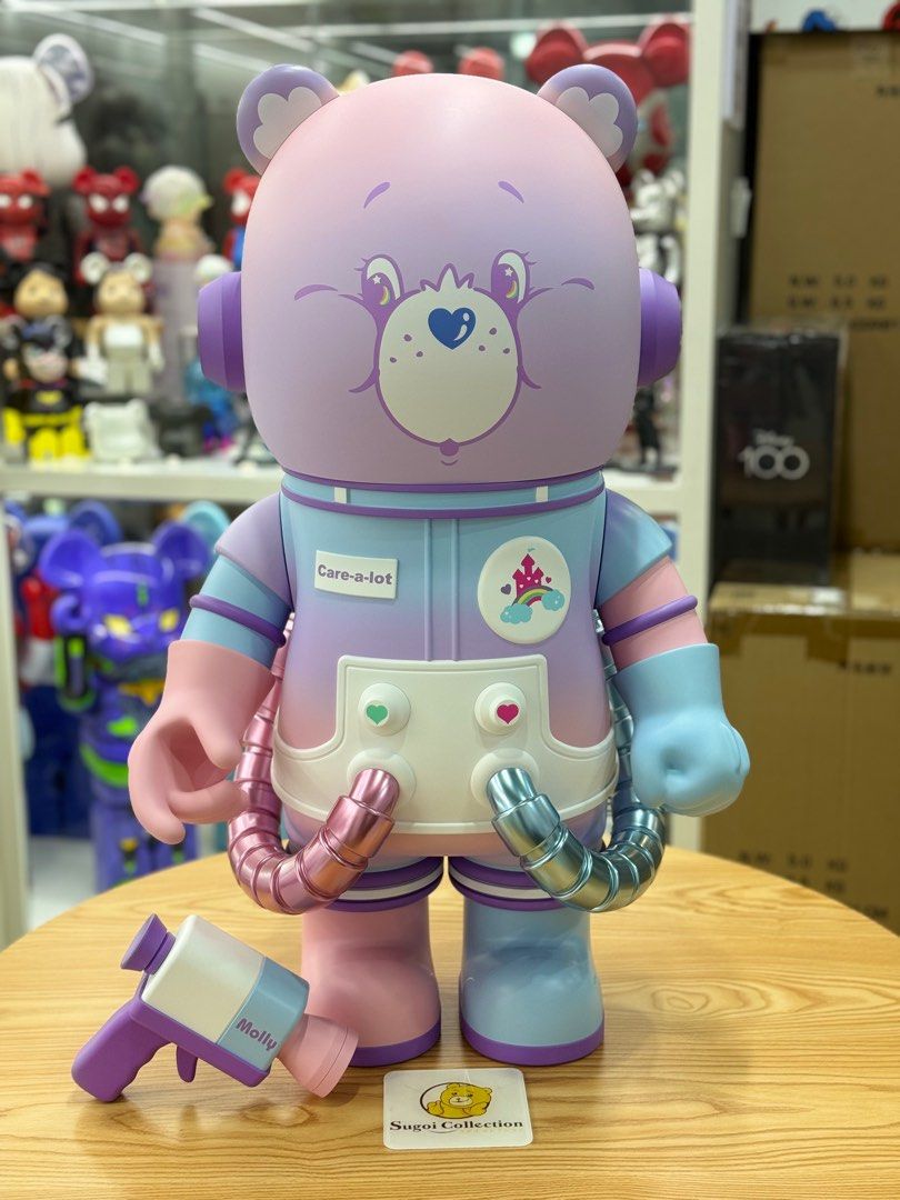 In Stock] Pop Mart Space Molly x Care Bears Care a lot bear 1000