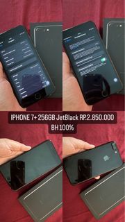 IPHONE 7+ 256GB Jetblack BH100%