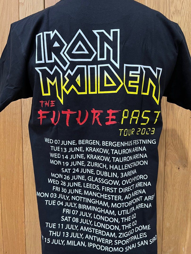 Iron maiden IM future past world tour 2023 rock t shirt