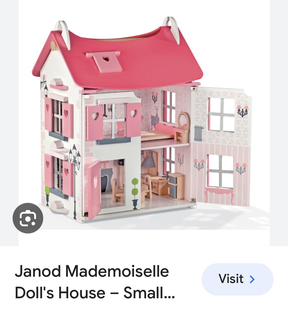 Janod wooden dollhouse, Hobbies & Toys, Toys & Games on Carousell