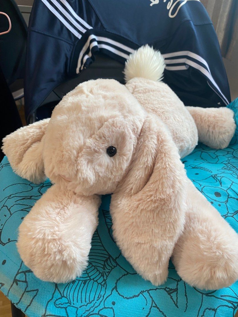 Jellycat big smudge rabbit, Hobbies & Toys, Toys & Games on Carousell