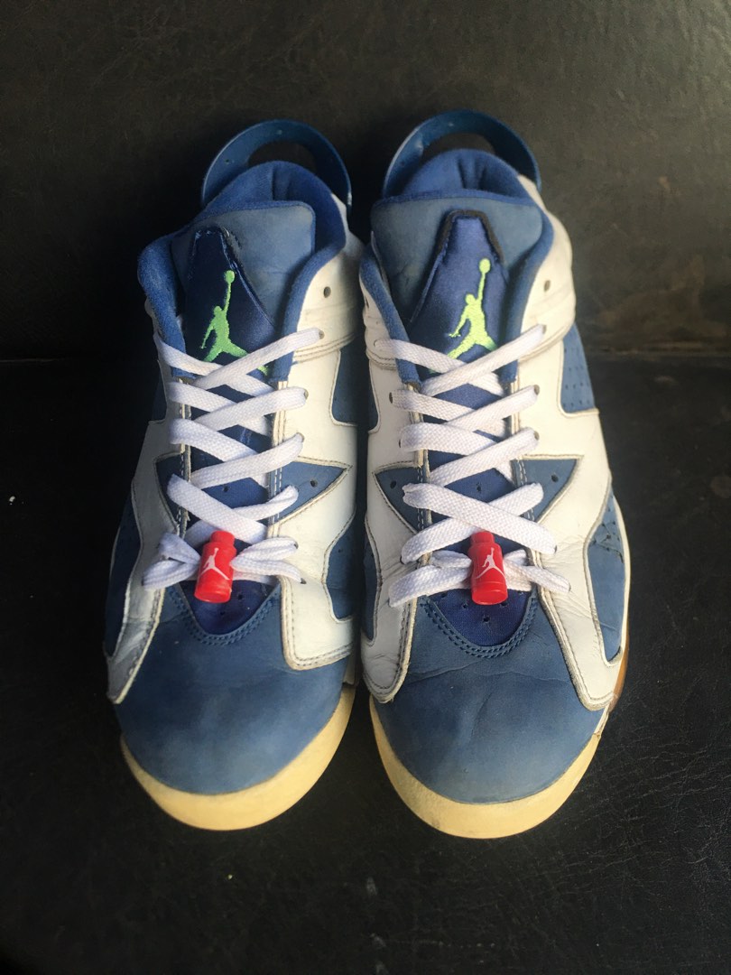 Jordan 6 Ghost green colorway Men s Fashion Footwear Sneakers
