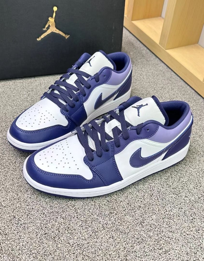 Jordan Air Jordan 1 Low Covered InPurple Tones Unisex style Men s