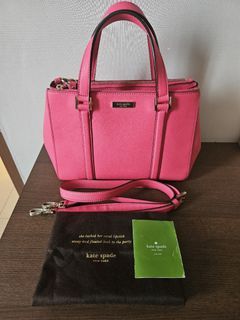 Kate Spade Newbury Lane SM Loden Leather Crossbody Bag Strawberry