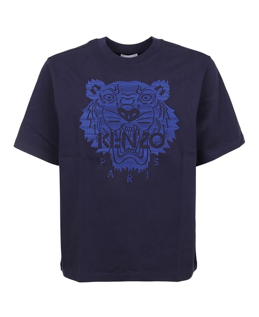 Navy blue kenzo shirt cheap