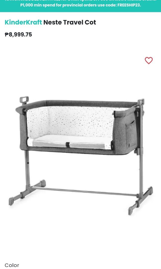 Co sleeper sales kinderkraft