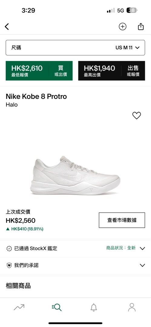 Kobe sales 8 stockx