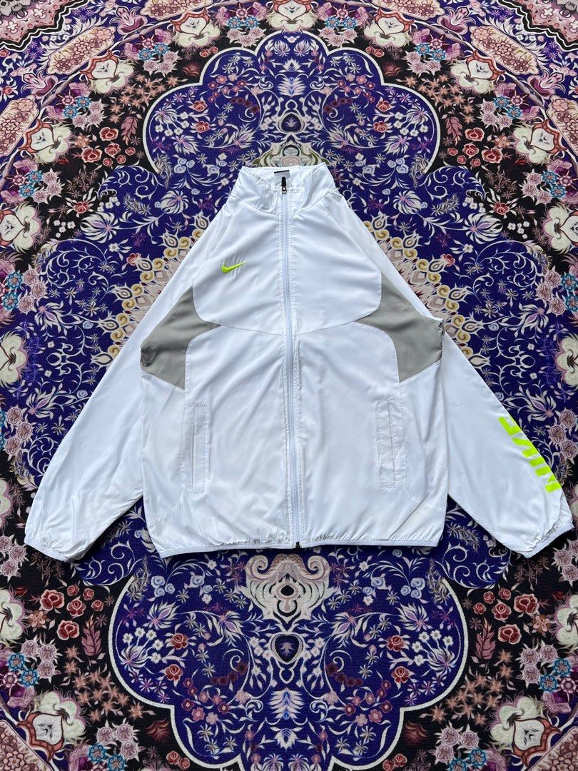 Nike neon running best sale jacket