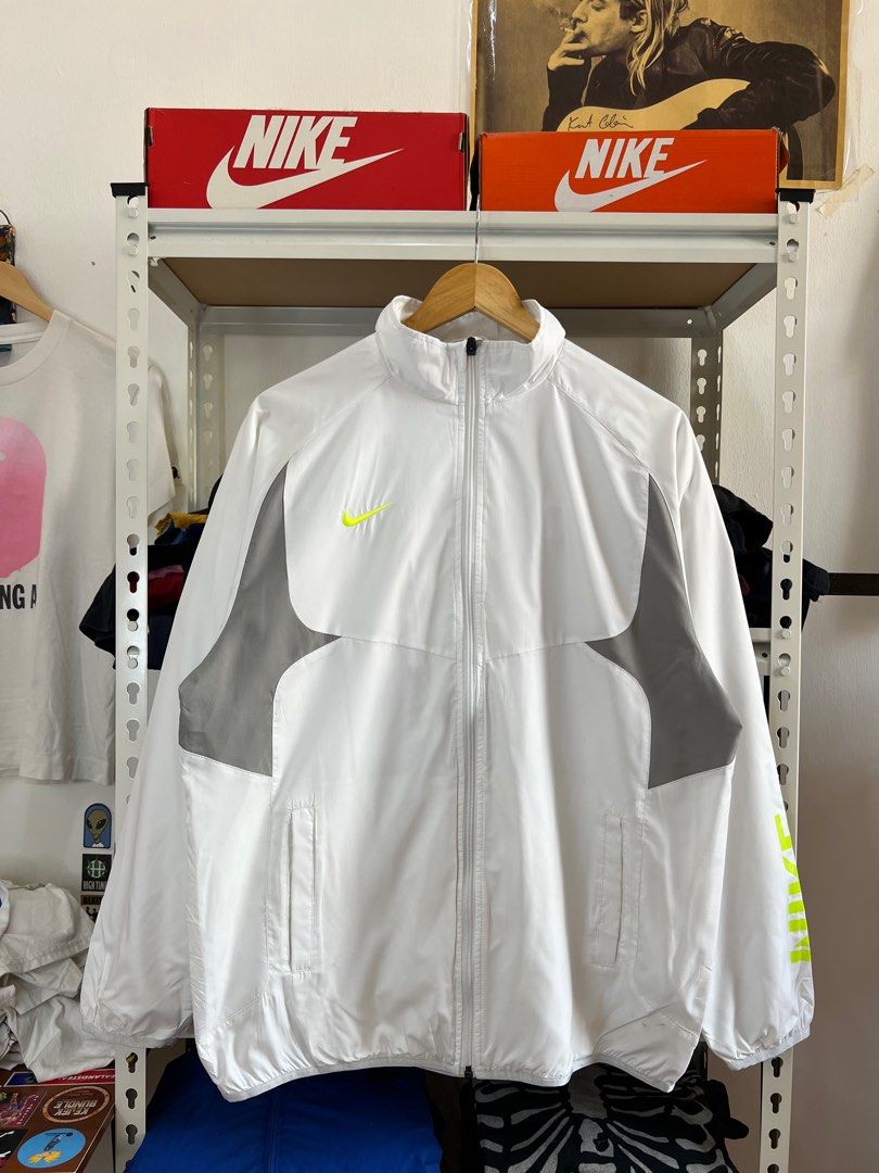 Nike neon running 2025 jacket