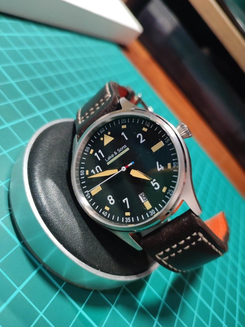 Lake Sons pilot automatic Nh35 watch Men s Fashion Watches