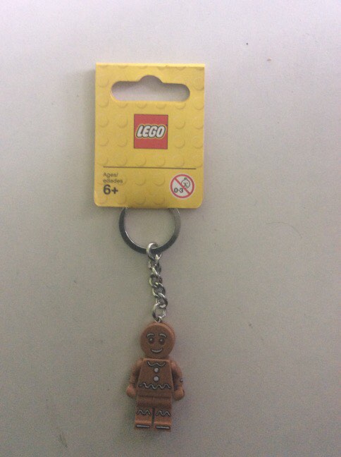 Gingerbread man outlet keychain
