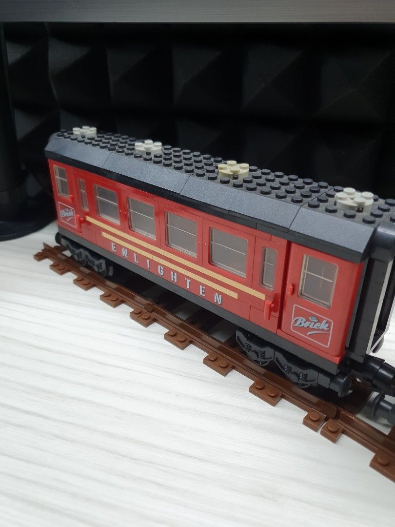 Lego train set compatible Hobbies Toys Toys Games on Carousell