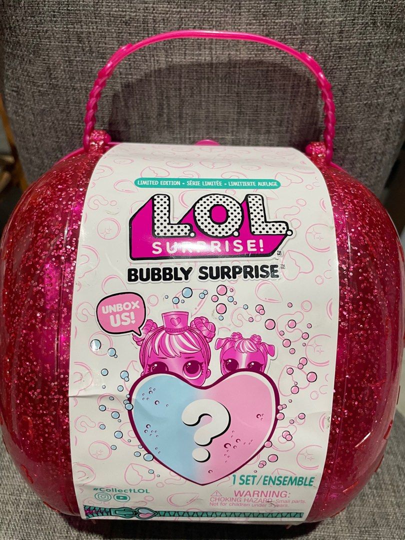 LOL Surprise Bubbly Surprise (Pink) With Exclusive Doll and Pet, Hobbies & Toys, Toys & Games on