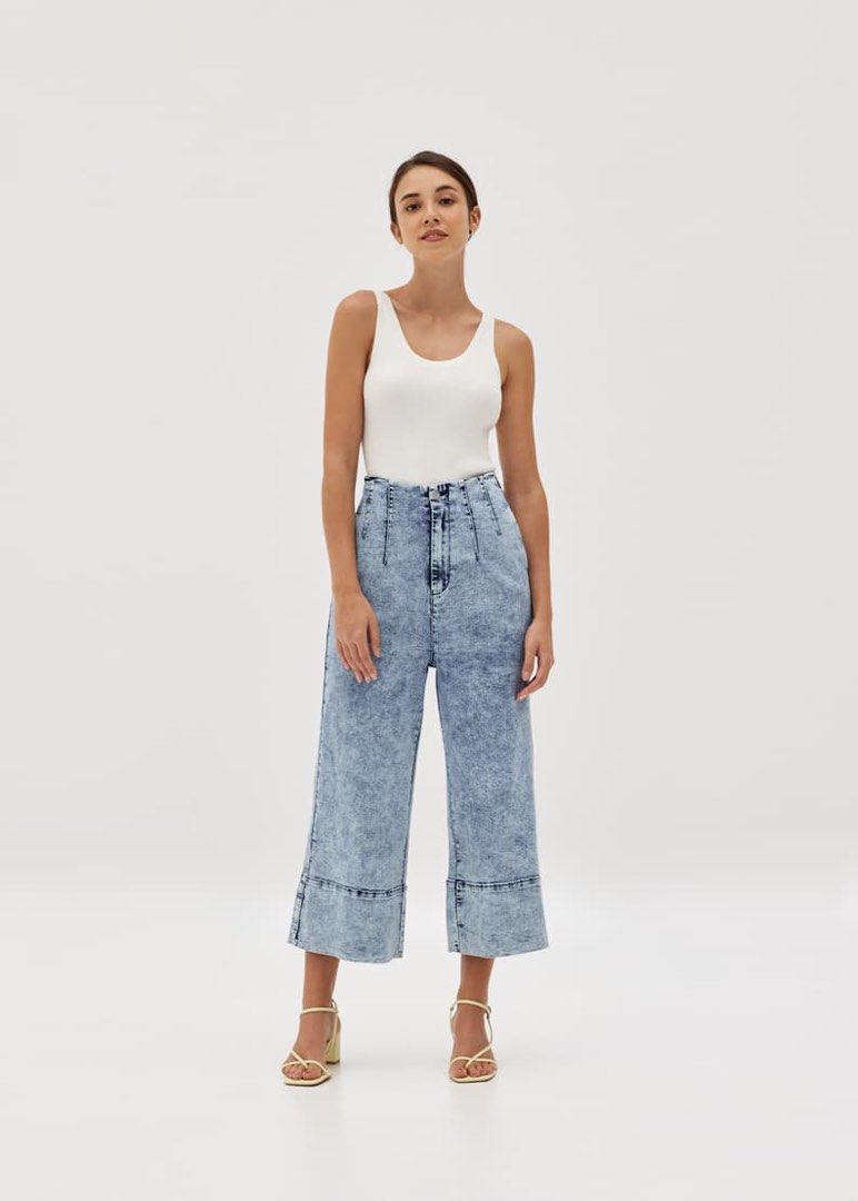 Jeans sales culotte bershka