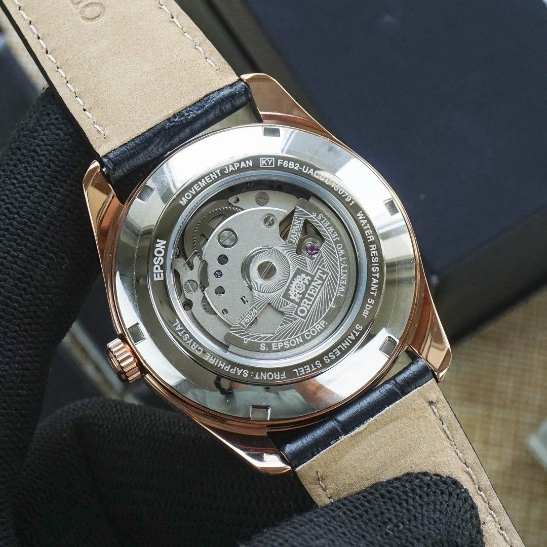 Lowest Price Orient Classic Sun Moon Men s Automatic Black Dial