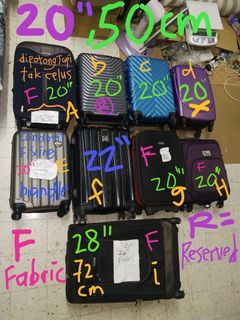 Luggage Bagasi suitcase suit case travel bag beg melancong旅行袋 行李箱Luggages