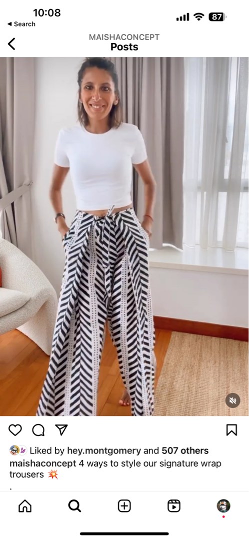 Maisha Concept Zeena Trousers (Monochrome) – Ichyulu