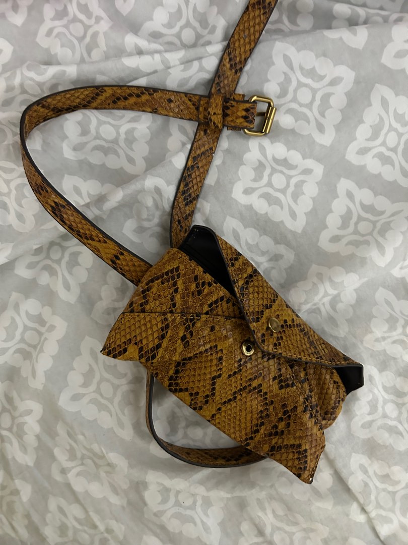 MANGO animal print belt bag Women s Fashion Bags Wallets Cross body Bags on Carousell