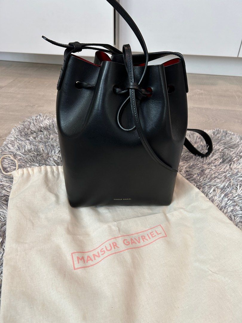 Mansur Gavriel Bucket Bag (Category: Luxury Bags & Wallets) located in Makati City. Submitted by wunderwardrobe (Listing ID 1268537196, Image 1). Description: Very good condition 100% Authentic .