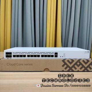 Mikrotik CCR2116-12G-4S+ Cloud Core Router 16GB 10G setups with this powerful 16-core 6x faster