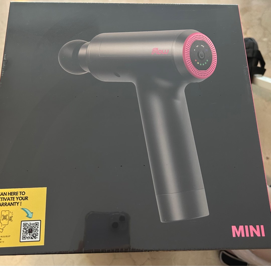 Mini Flow Massage gun, Health & Nutrition, Massage Devices on Carousell
