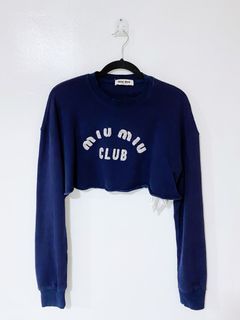⚜️Miu Miu Club - Embellished sweatshirt