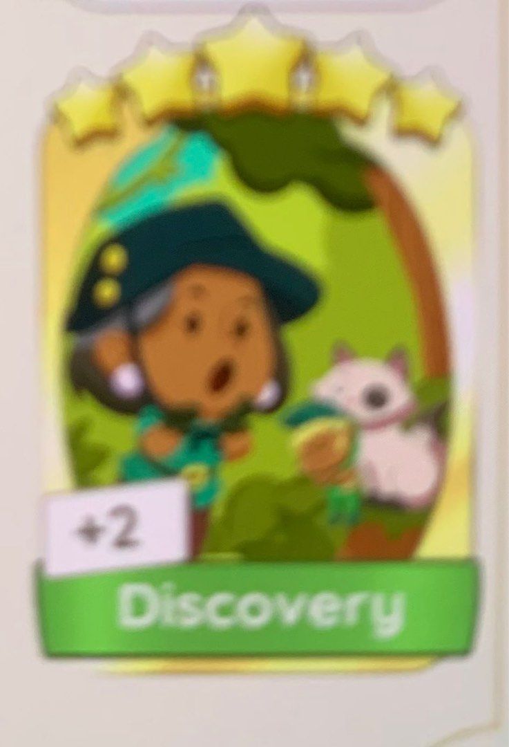 monopoly go gold card 5 stars discovery, Video Gaming, Gaming