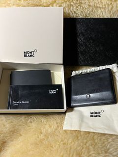 萬寶龍Mont Blanc名稱 大師傑作（大班）系列皮夾，6卡式，附鈔票夾