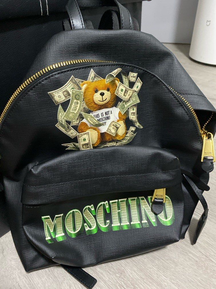 Moschino small backpack hotsell