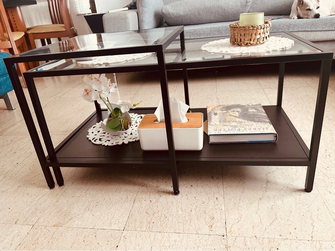 Moving out sale IKEA VITTSJ Coffee table Furniture Home