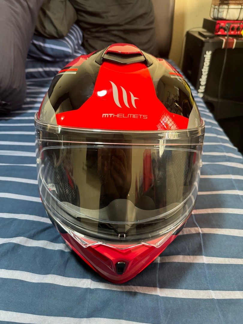 MT Helmets Storm SV ST One E5 Modular Helmet with Bluetooth