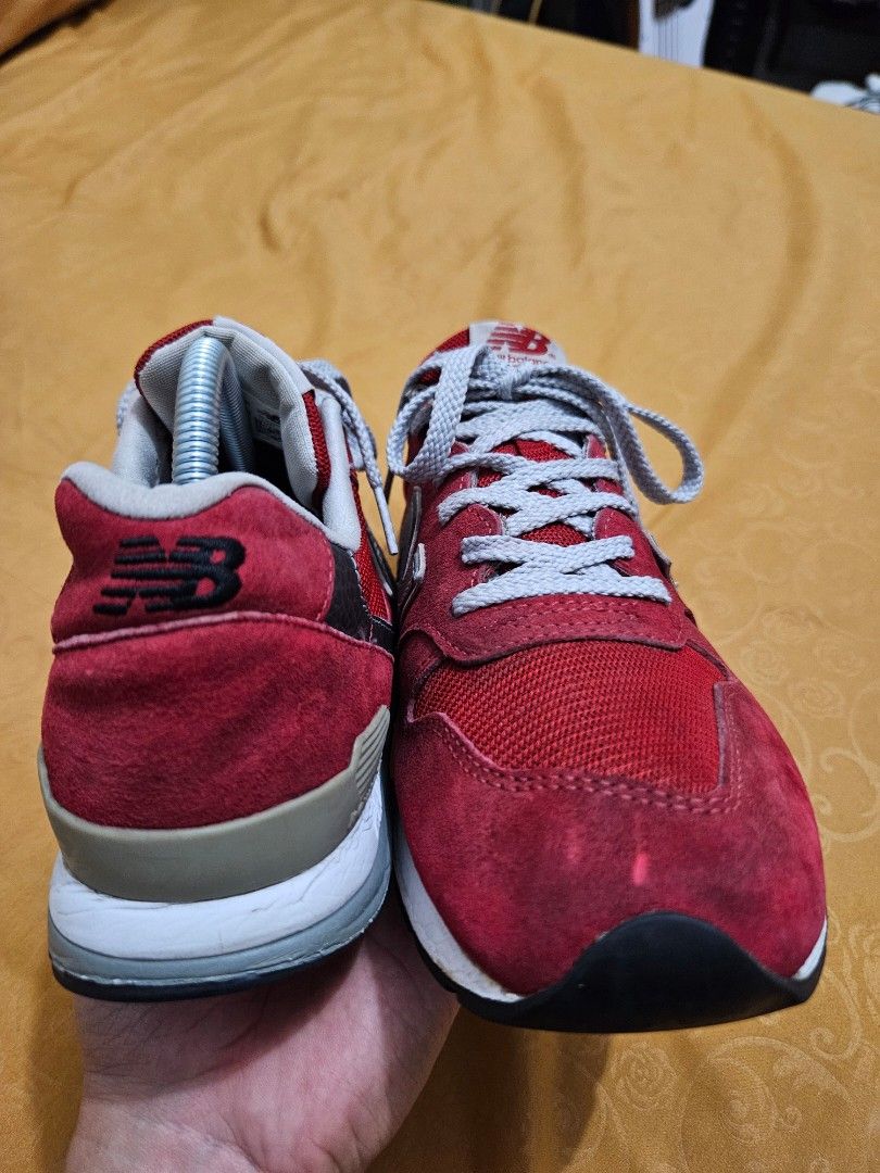 New Balance 996 red suede leather original bekas mrl996ar