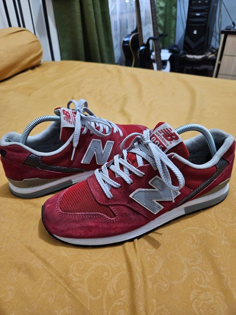 New balance store 996 red suede