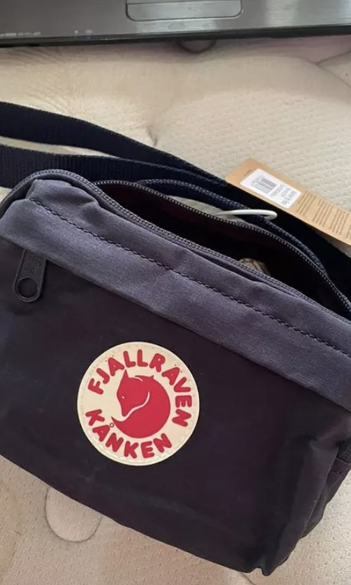 NEW Fjallraven kanken hip pack warna navy / waist bag kanken, Olah Raga