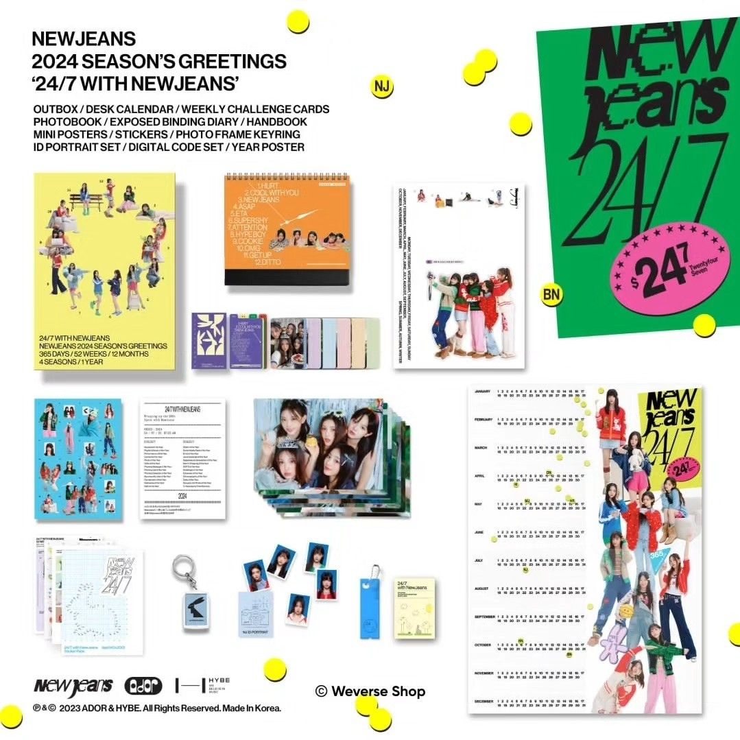NEWJEANS 2024 Season's Greetings, Hobbies & Toys, Collectibles
