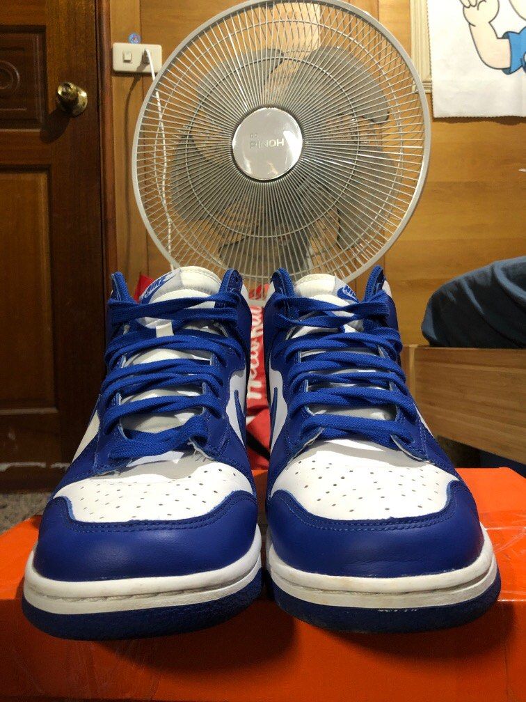 Nike dunk high blue, 他的時尚, 鞋, 運動鞋在旋轉拍賣