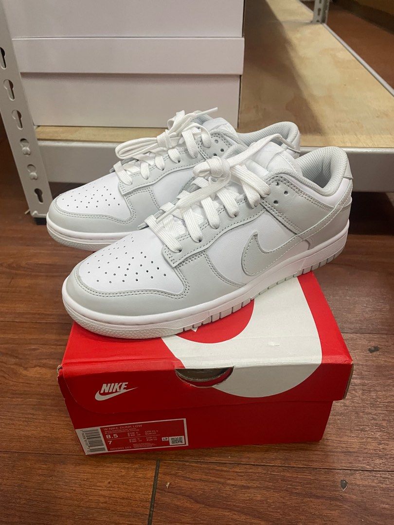 微瑕疵Nike dunk low女鞋灰色25.5cm