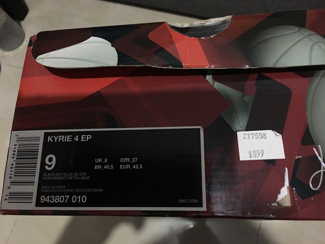 Nike Kyrie 4 Ep us9 Carousell