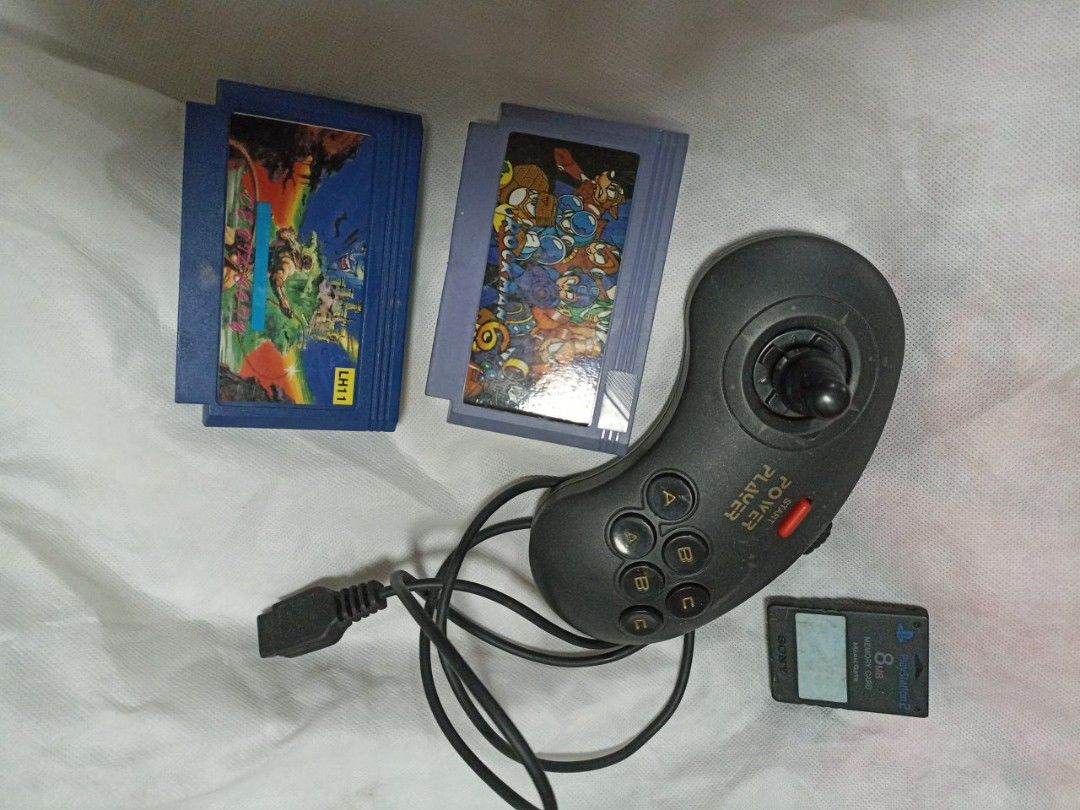 Nintendo Famicon Game Cartridge Controller Sony PS2 Memory Card, Video ...