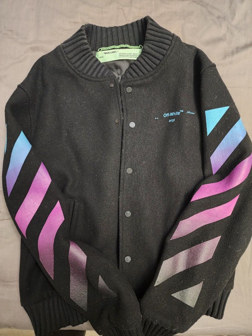 Off white gradient varsity cheap