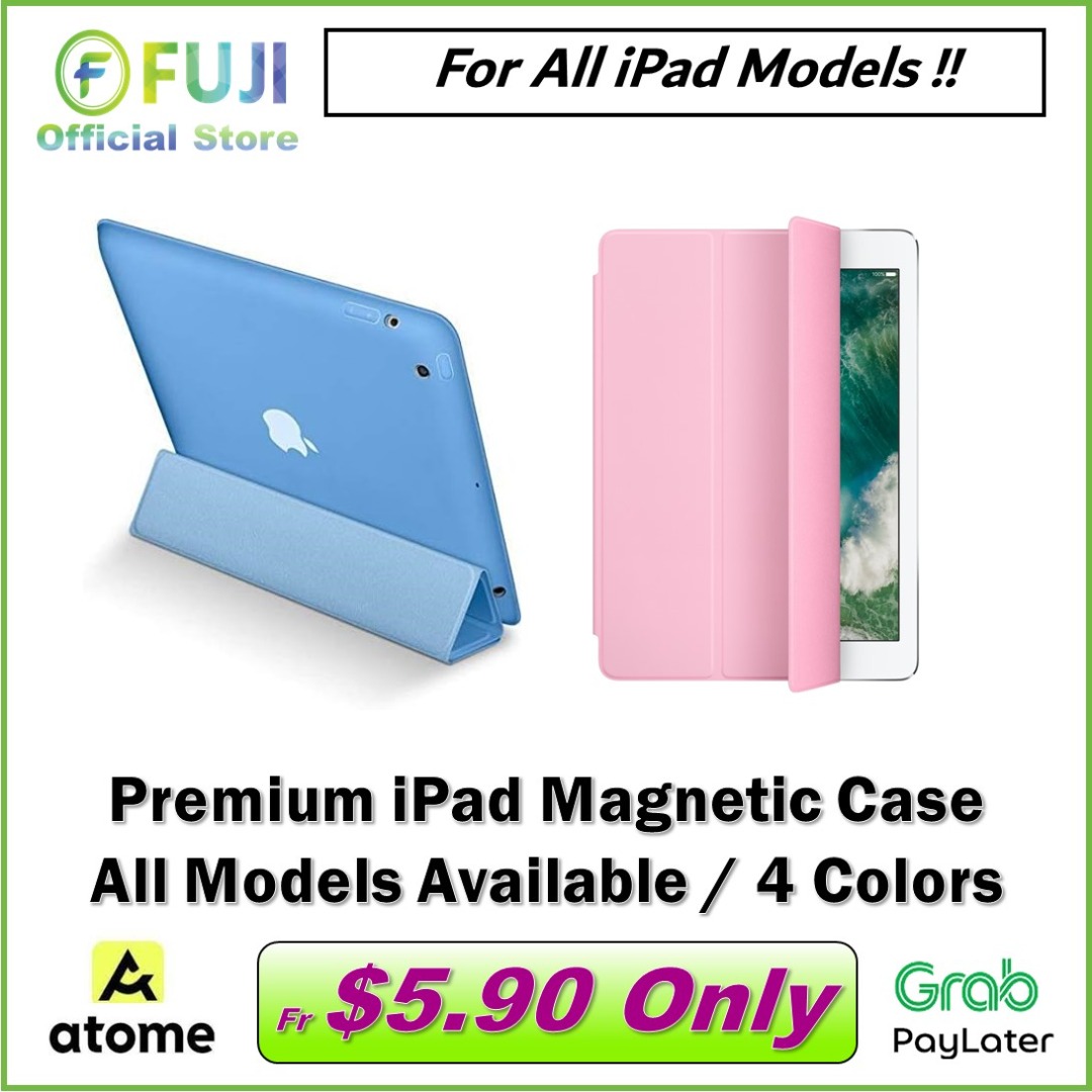 OFFER!!! Brand New Premium Quality IPAD Magnetic Case - 4 Colors Available  - Multi-angle Folding Stand - For All IPad Models - Slim Design - Same Day  Shipping!, Mobile Phones & Gadgets,