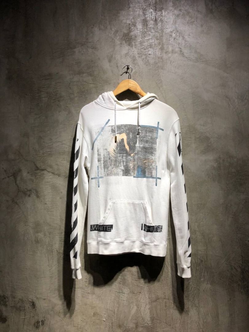 Off white caravaggio annunciation hoodie sales