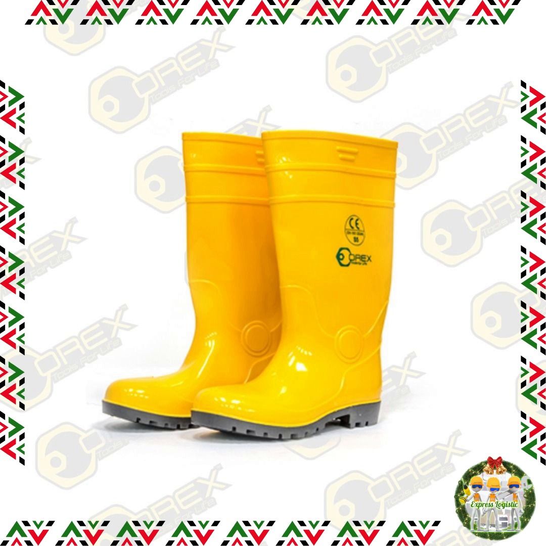 Cheap steel cheap toe rubber boots