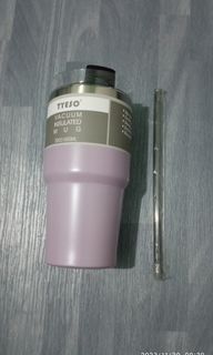 Original Tyeso Vacuum Insulated Tumbler with Straw 600ml