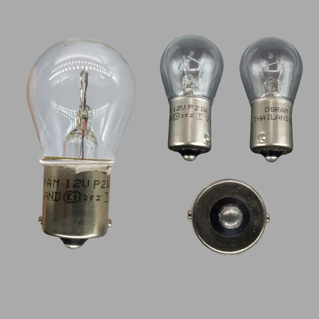 Osram P21W 12V 21W Halogen Clear Bulb, Car Accessories, Electronics ...