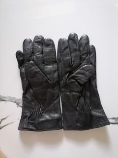 P. ROSSA LEATHER Gloves Real Furr Inside Lining kaya subrang Comfii nya