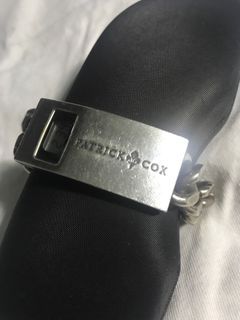 Patrick Cox Silver bracelet with watch 118grams