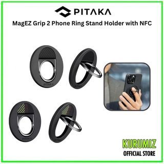 PITAKA MagEZ Grip 2 Phone Ring Stand Holder with NFC